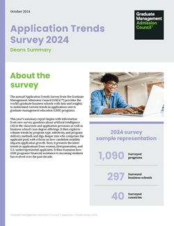 Application Trends Survey Deans Summary 2024 Cover Photo